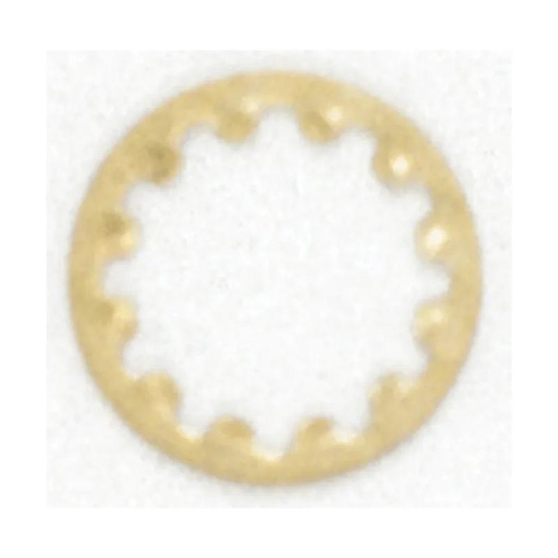 1/8 TOOTH WASHER BRASS PLATED