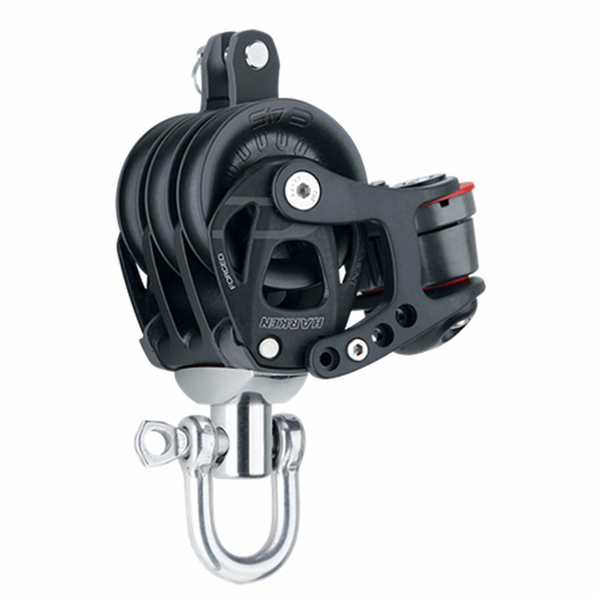 45 mm Aluminum Element Triple Block Swivel Becket Cam Cleat