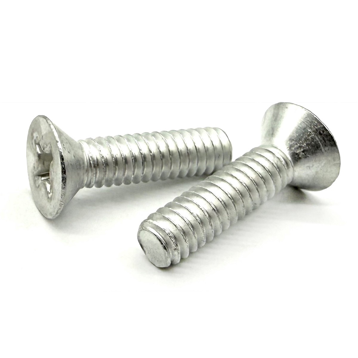 5/16"-18x2" Aluminum Phillips Flat Head Machine Screw