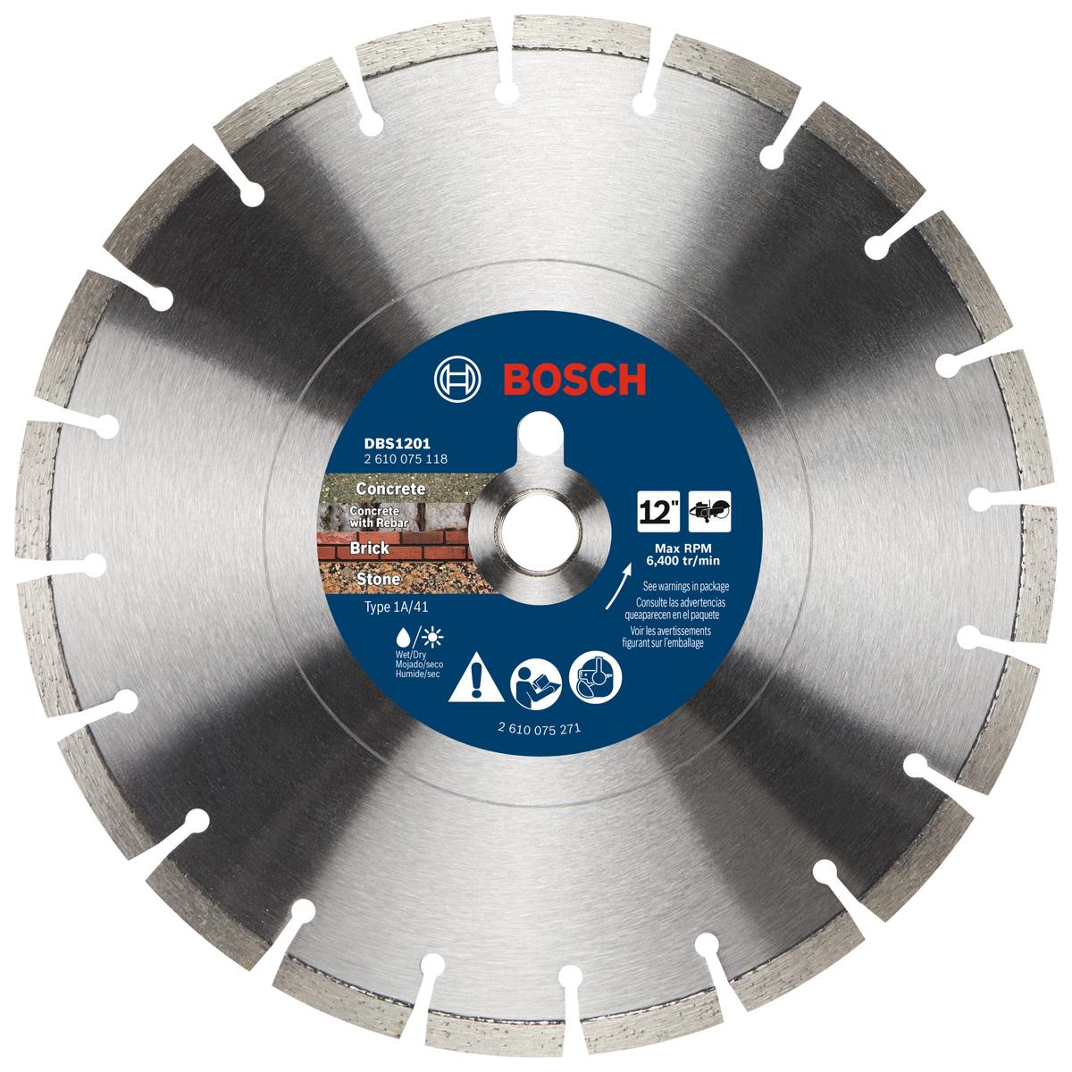 Bosch DBS1201 Std Diamond Blade Segmented Rim 12