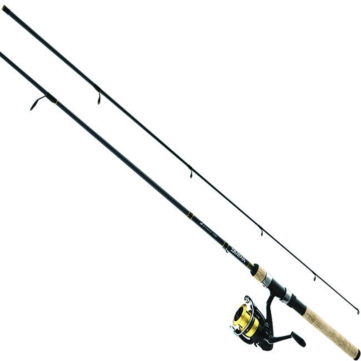 Daiwa DSK25-BF662M D-Shock Pre-Mounted Spinning Combo No Line 2500 Sz 1Bb Reel No Line 6821768221 2Pc M Fast Cork Handle 14-34Oz Lures