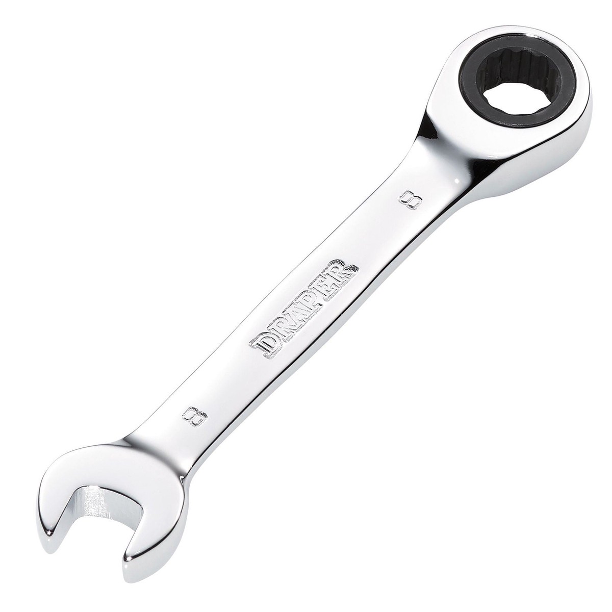 Draper 8mm Stubby Ratcheting Spanner 8230MMS – 27840