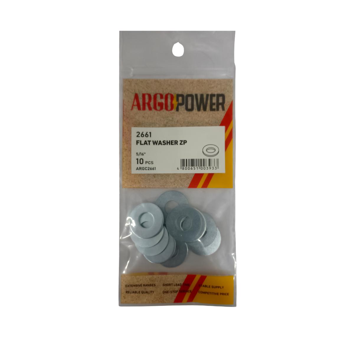 FLAT WASHER 5/16″ 10PC ZP