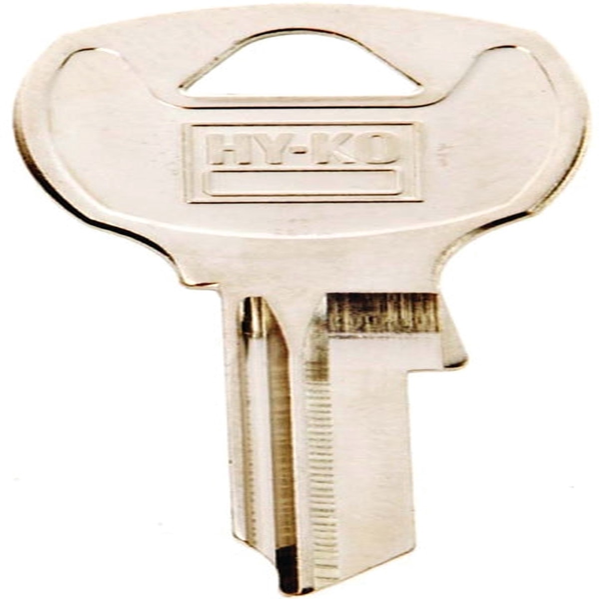 Hy-Ko 11010NA14 Key Blank Brass Nickel For National Cabinet House Locks and Padlocks NA14 Key Number Pack of 10
