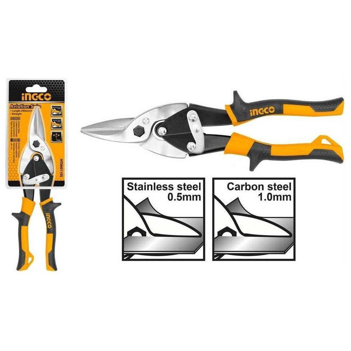 Ingco HTSN0110S Aviation Snip Straight 10\