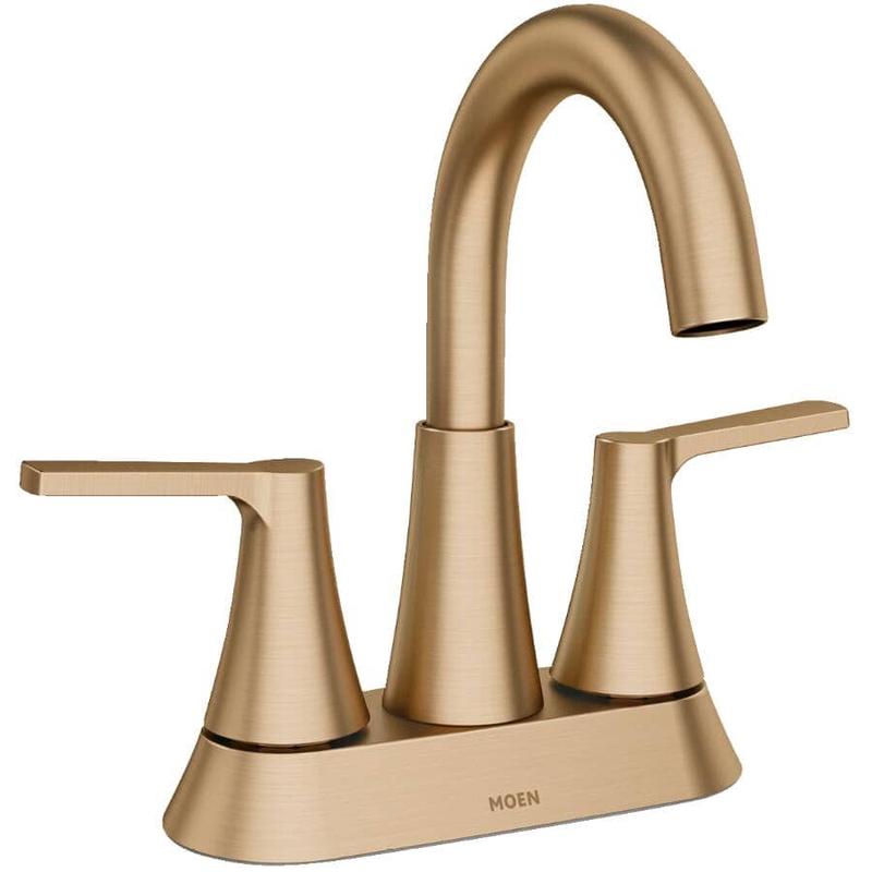 Mikah Two Handle Centerset Lavatory Faucet – Bronzed Gold