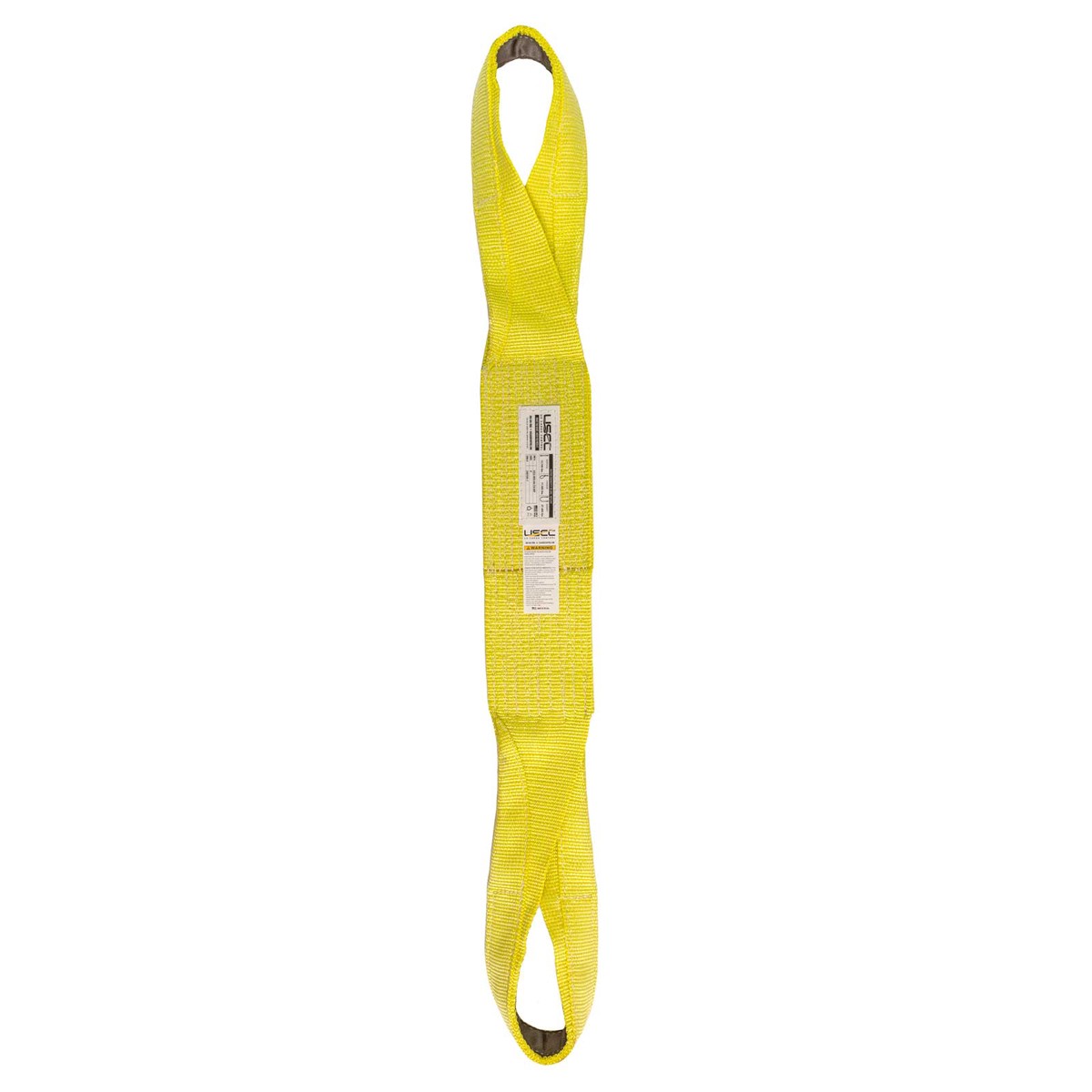 Nylon Lifting Sling - Twisted Eye & Eye | Reinforced Eyes - 5" x 6' - 3-ply