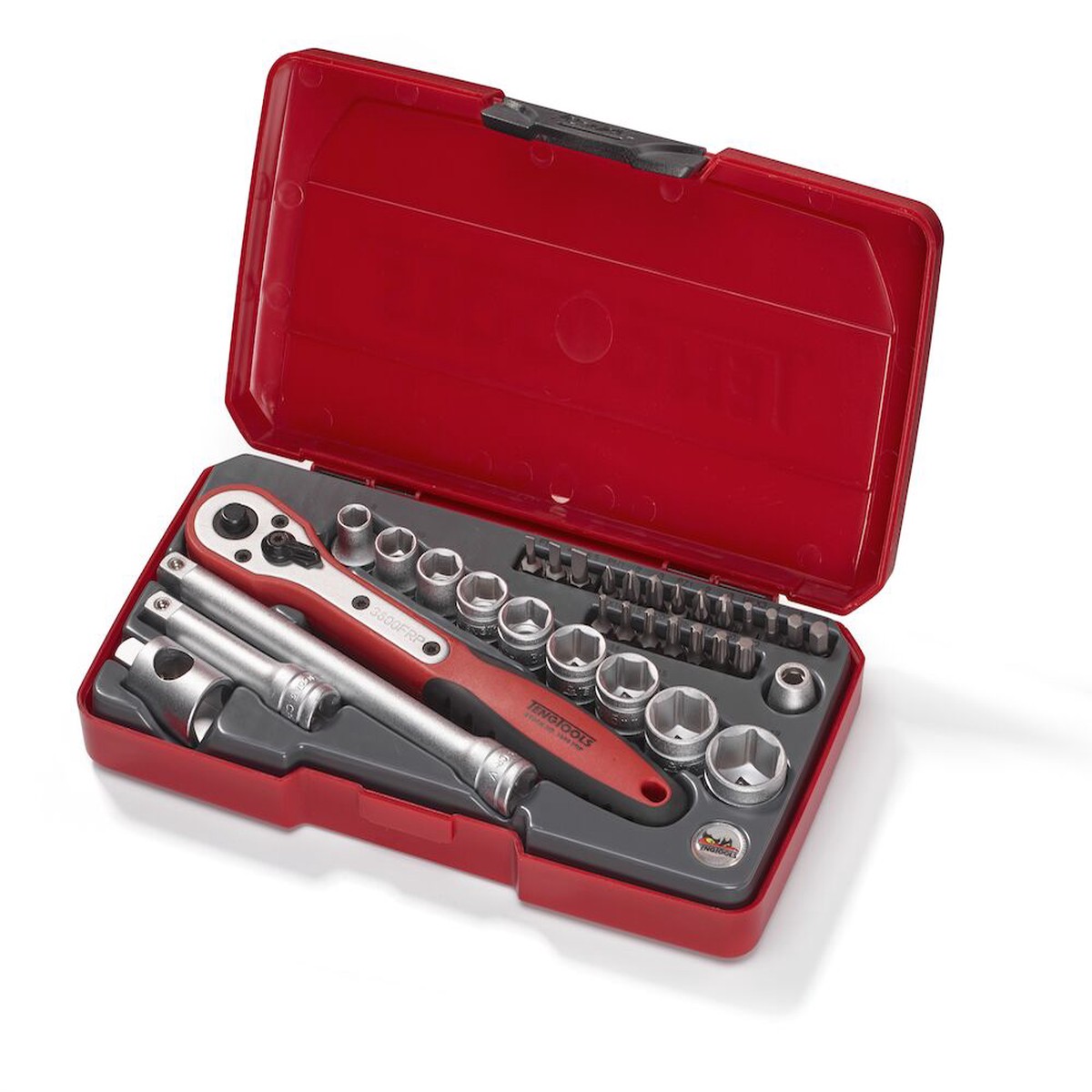 Teng Tools T3834 3/8″ Socket Set 6 pt 34 Pieces