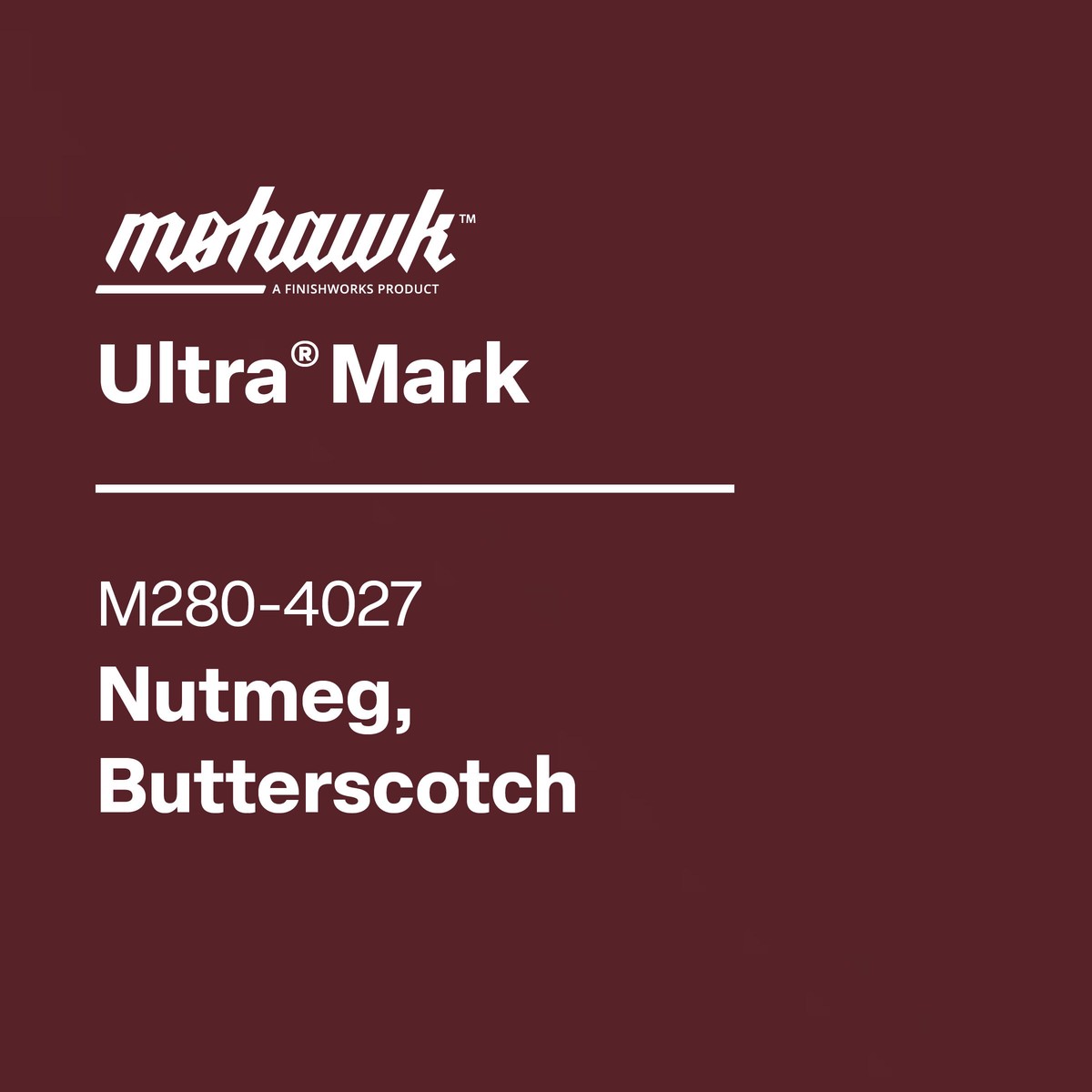 Ultra Mark Nutmeg, Butterscotch M280-4027