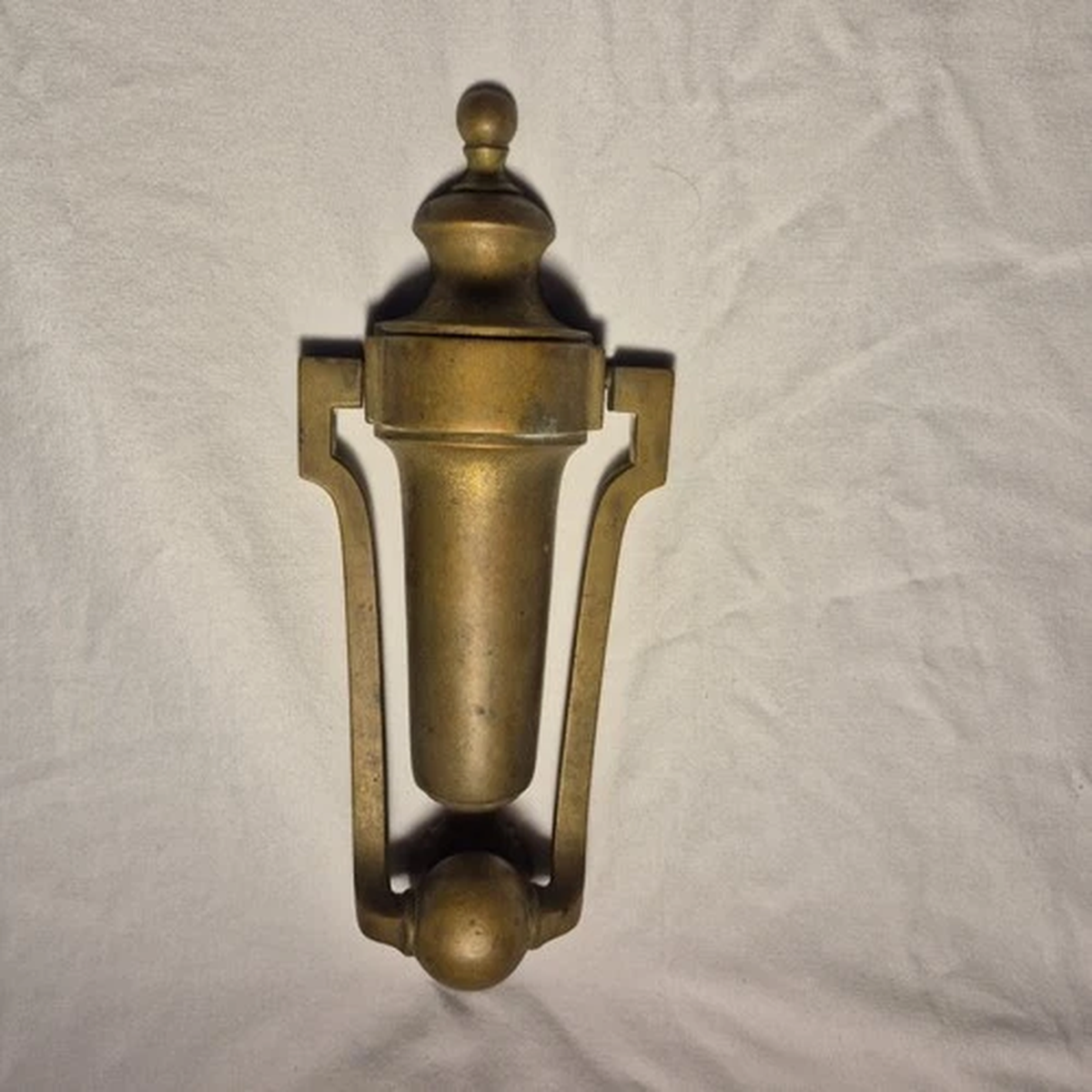 Vintage Patina Brass Door Knocker