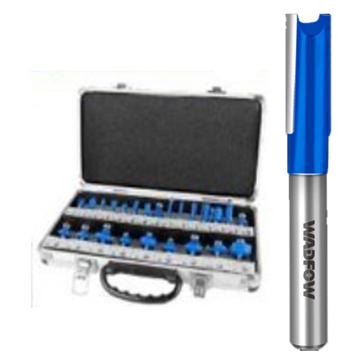 Wadfow UWRG6P21 Router Bits Set 24Pcs 1/2″