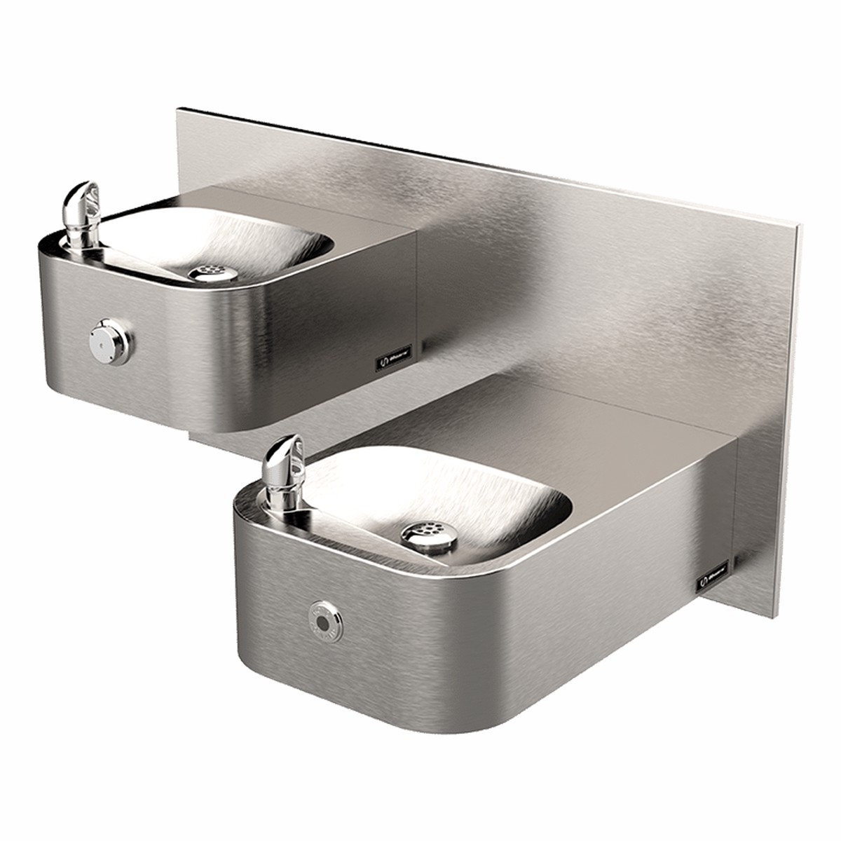 Wall Mount ADA Touchless/Push Button Dual 14 Gauge Fountain