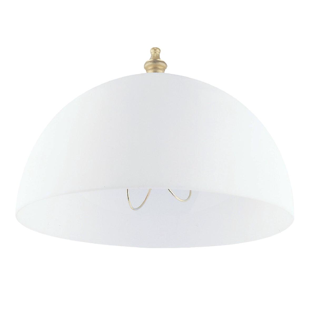 Westinghouse White Acrylic 4-34 Inx 8 In Clip-On Shade