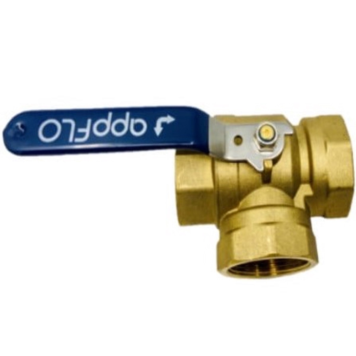 1/2″ BSP 3 Way Brass Ball Valve L-Port Side Entry