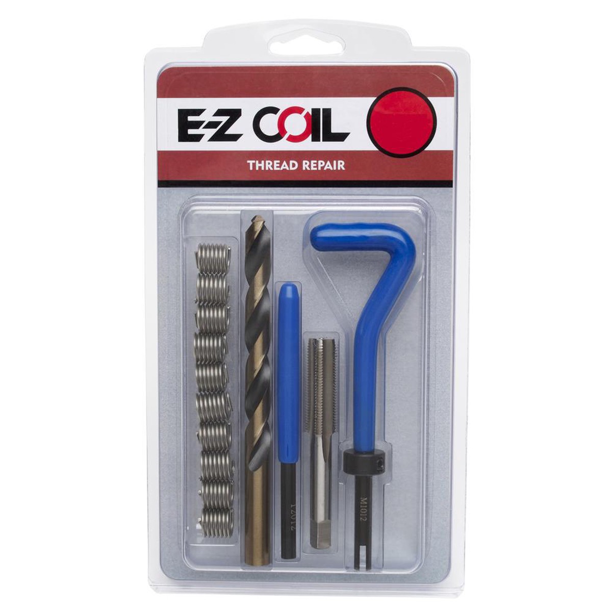 3/8″-24 Stainless Steel Threaded Coil Insert Standard Repair Kit with Inserts, Drill Bit, Tap, Install Tool, and Tang Remover