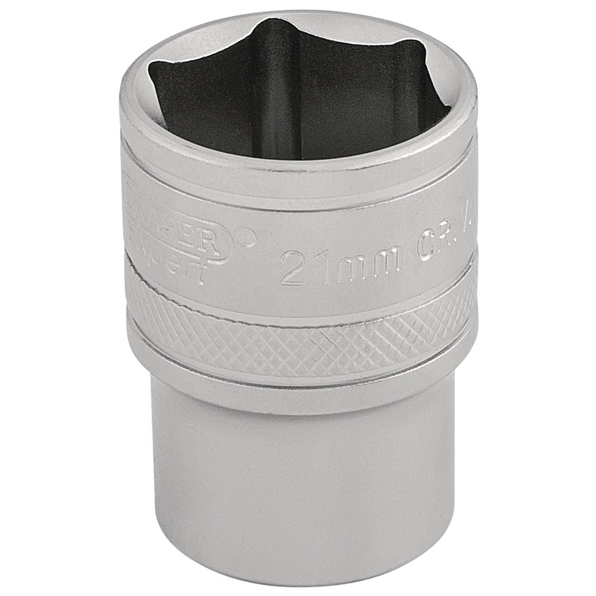 Draper 16612 1/2″ Square Drive 6 Point Metric Socket (21mm)