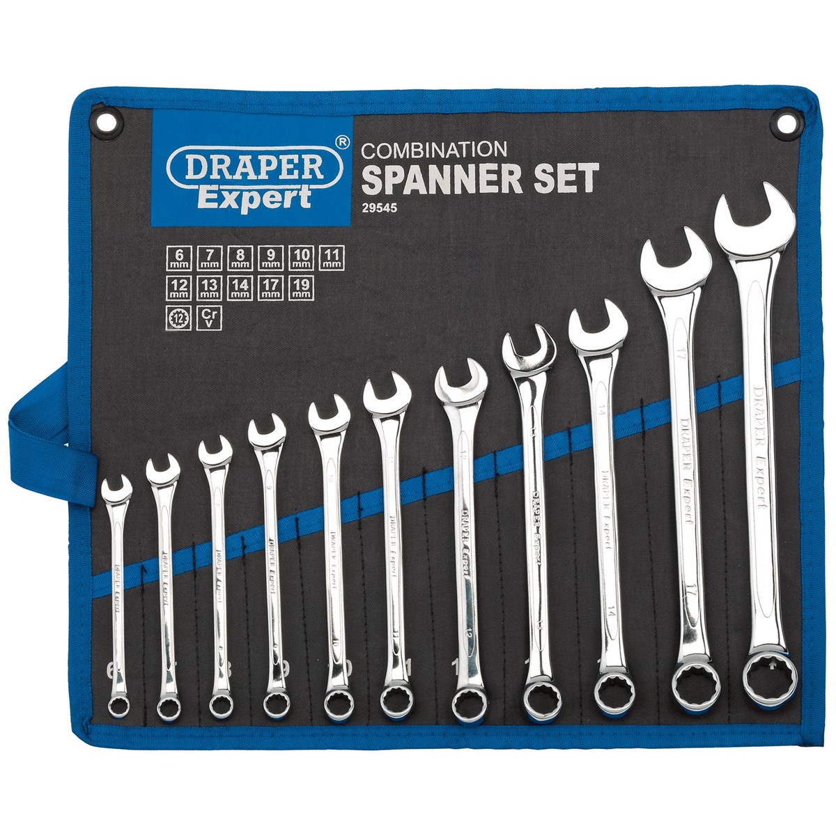 Draper 29545 Draper Expert HI-TORQ Metric Combination Spanner Set (11 Piece)