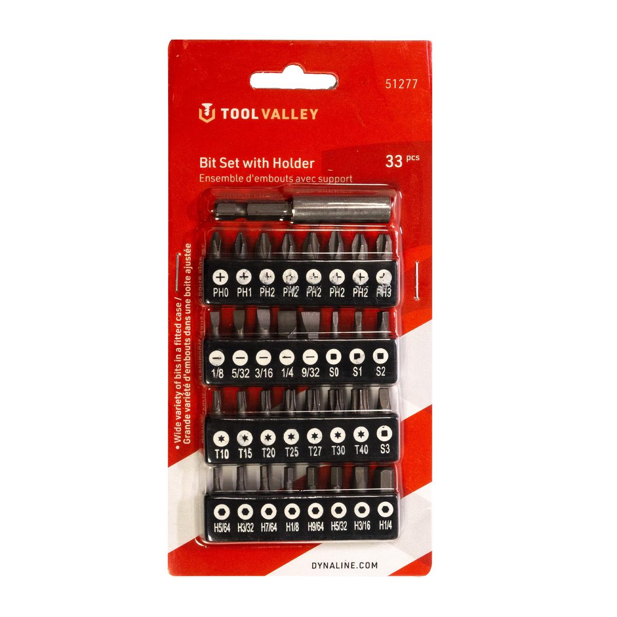 DYN- 51277, BIT SET WITH HOLDER