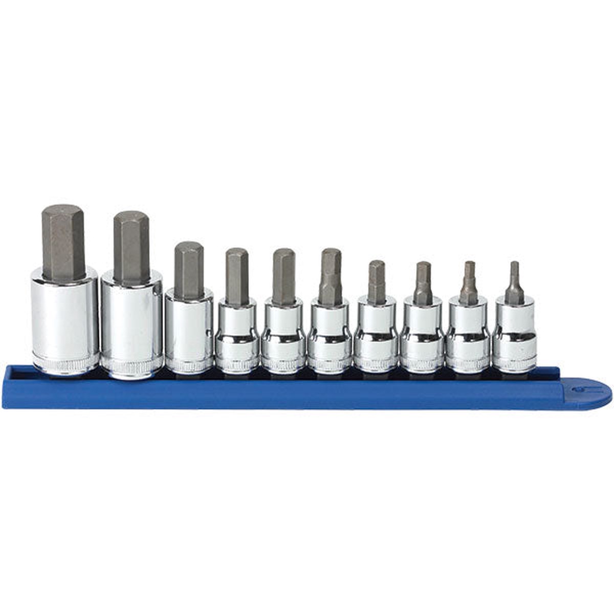 GearWrench 10-Piece Hex Bit Metric Socket Set, 3/8″ & 1/2″ Drives, 1/Each