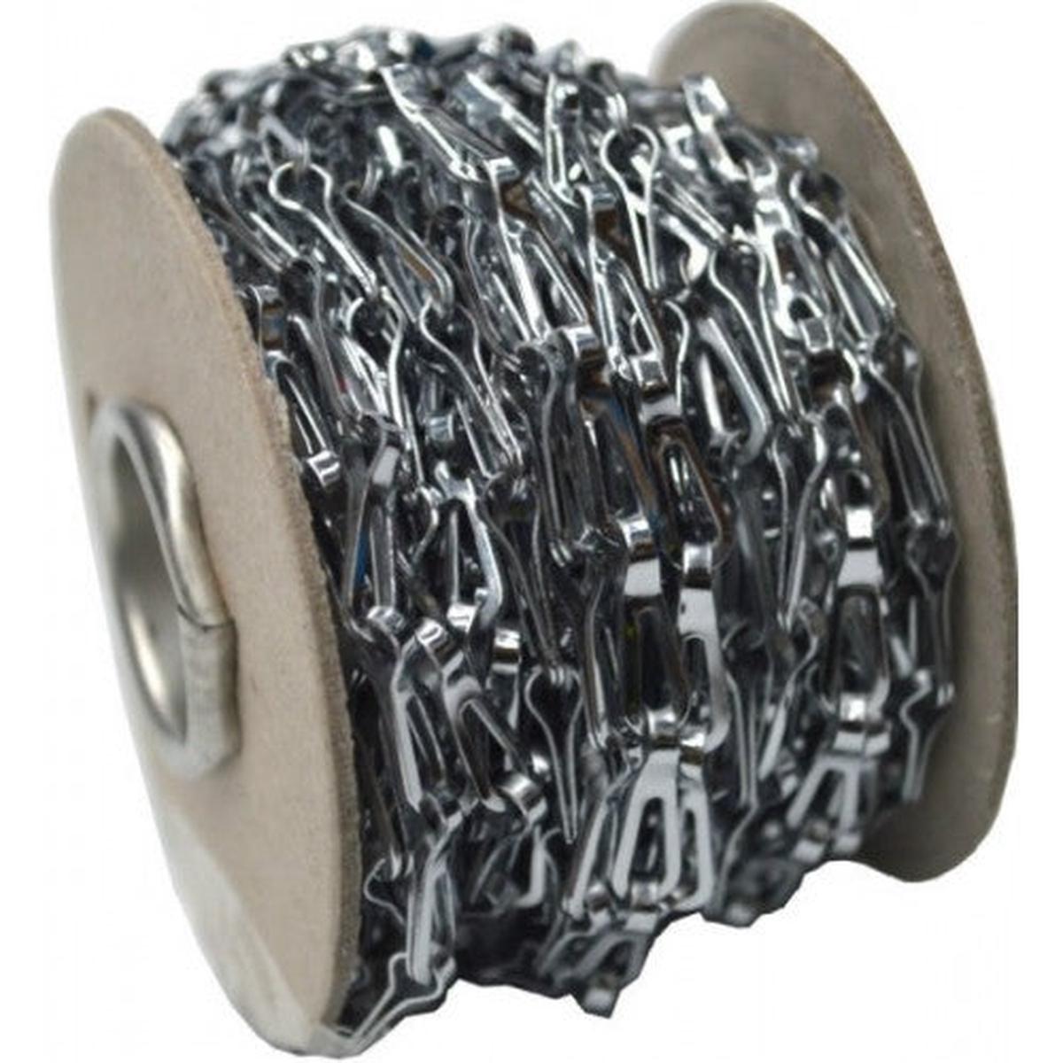 Hipkiss Chandelier Chain 10m Reel – CP on Brass #218 14mm
