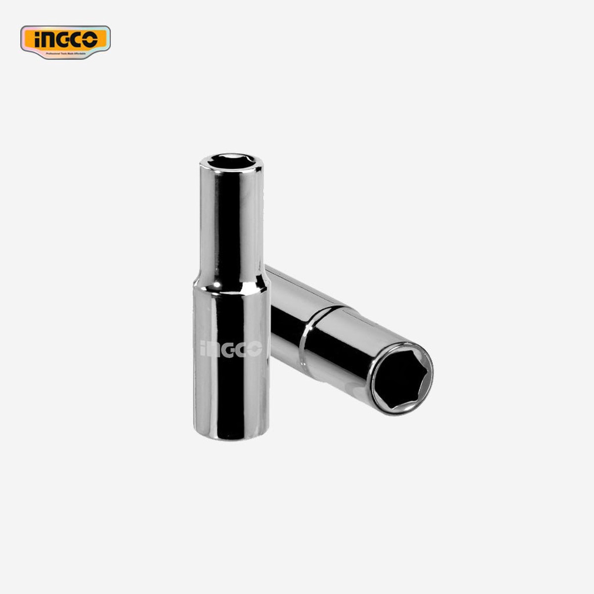 Ingco 1/2 Inch Deep Hexagonal Socket 17mm HHAST12173L