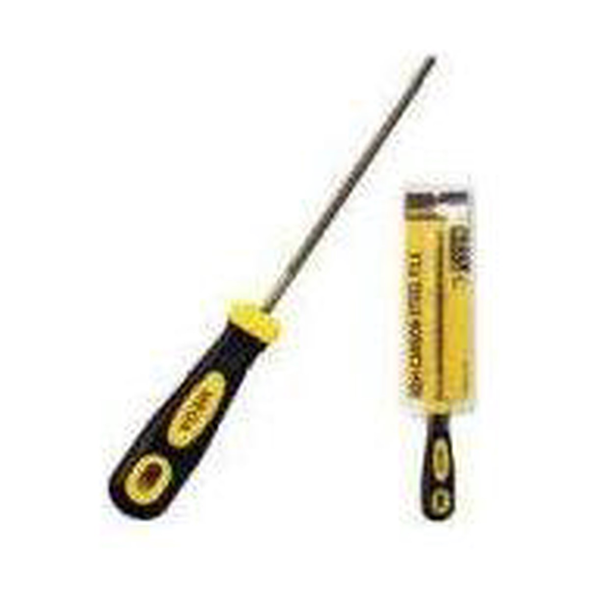 Megatools Round High-Carbon Steel File w/ PVC Handle