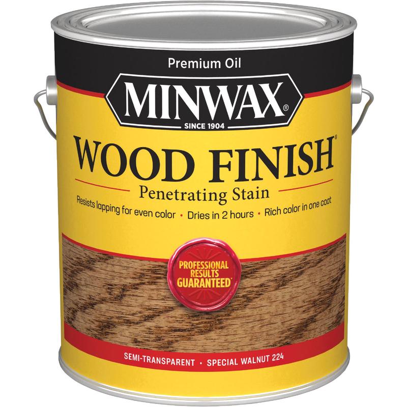 Minwax Wood Finish Penetrating Stain, Special Walnut, 1 Gal.