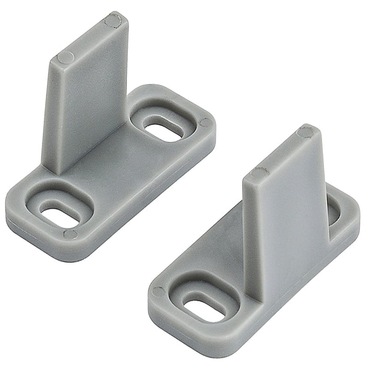 National Hardware N187-094 Double Guide Aluminum Gray Floor Mounting