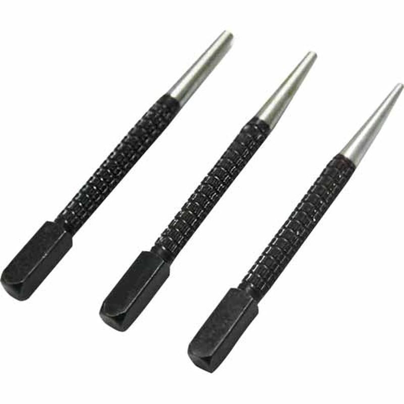 Number 8 Nail Punch Set 3 Piece