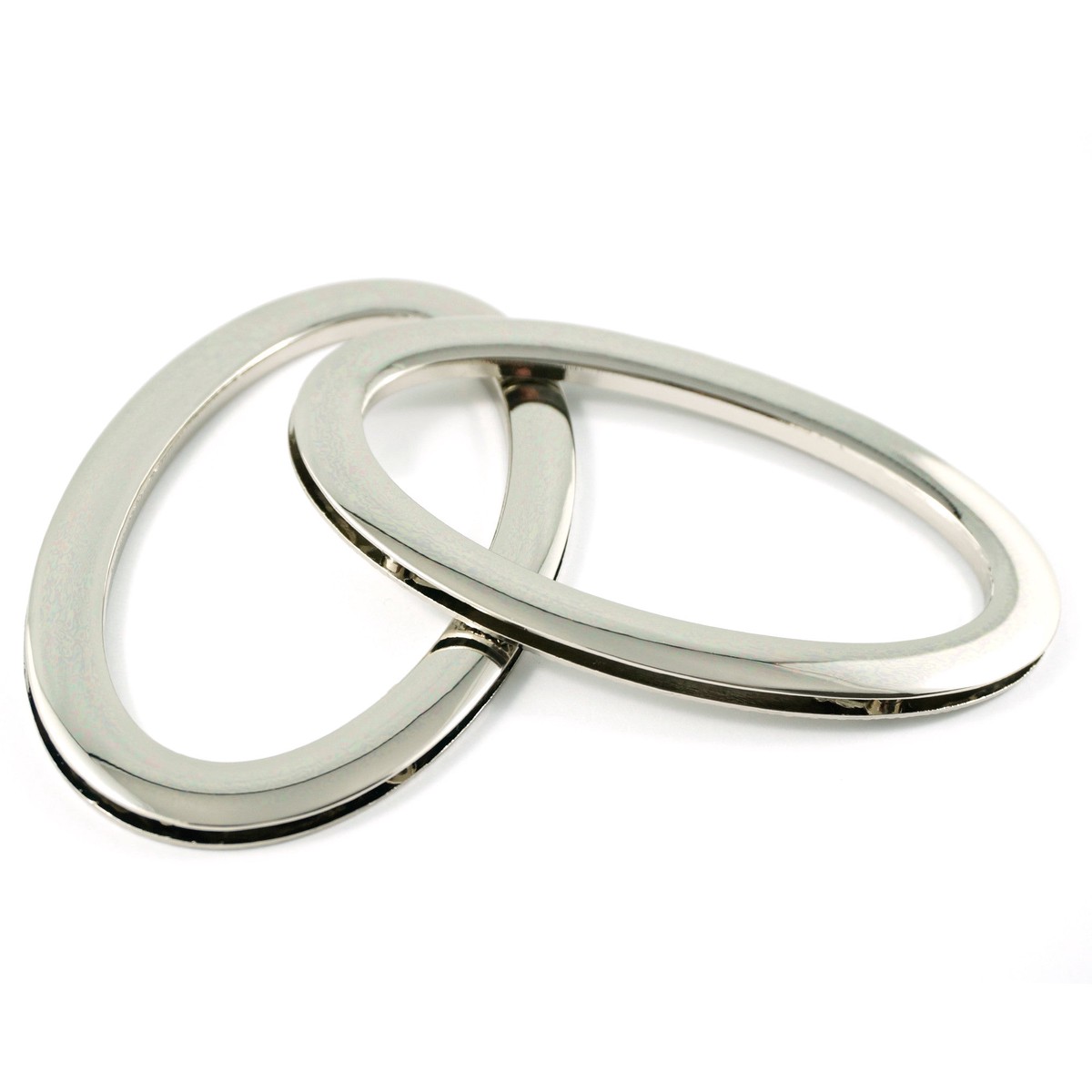 Oval Bag Handles – (SCREW IN) – Nickel Finish