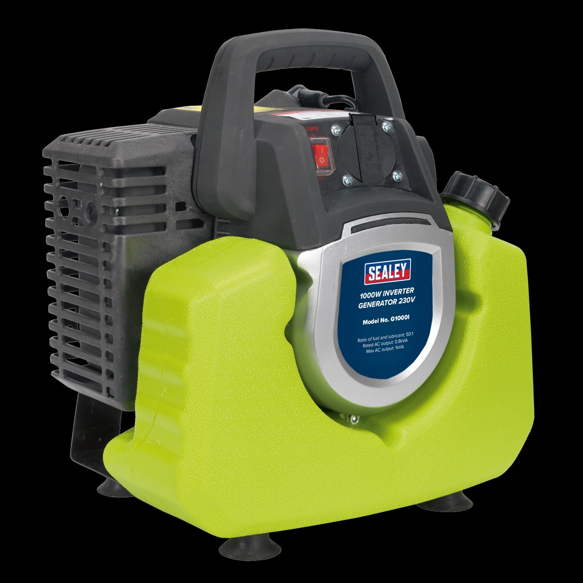 Sealey G1000I 1000W Inverter Generator 230V 2-Stroke Engine