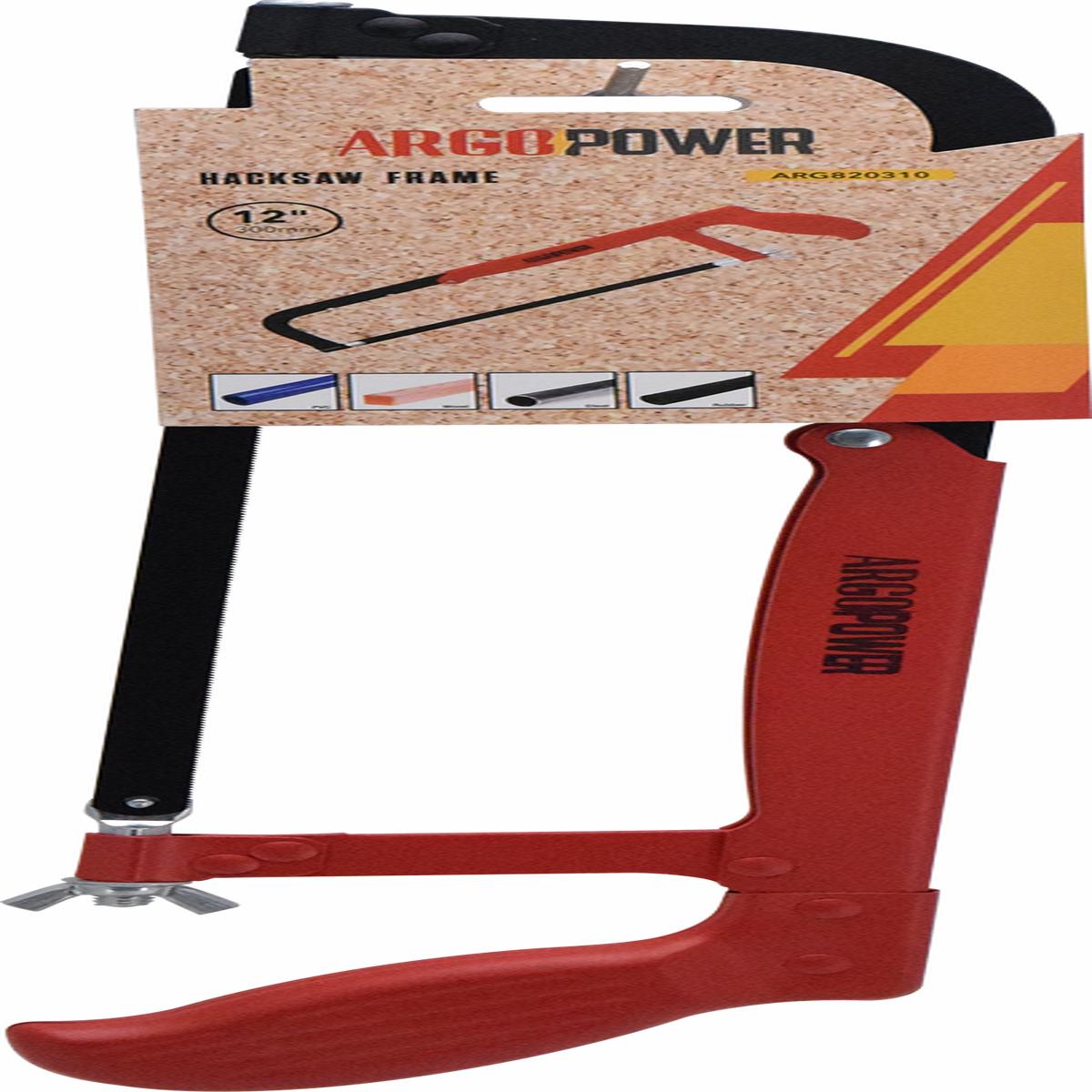 Argo Hacksaw Frame 1012″  Heavy-Duty