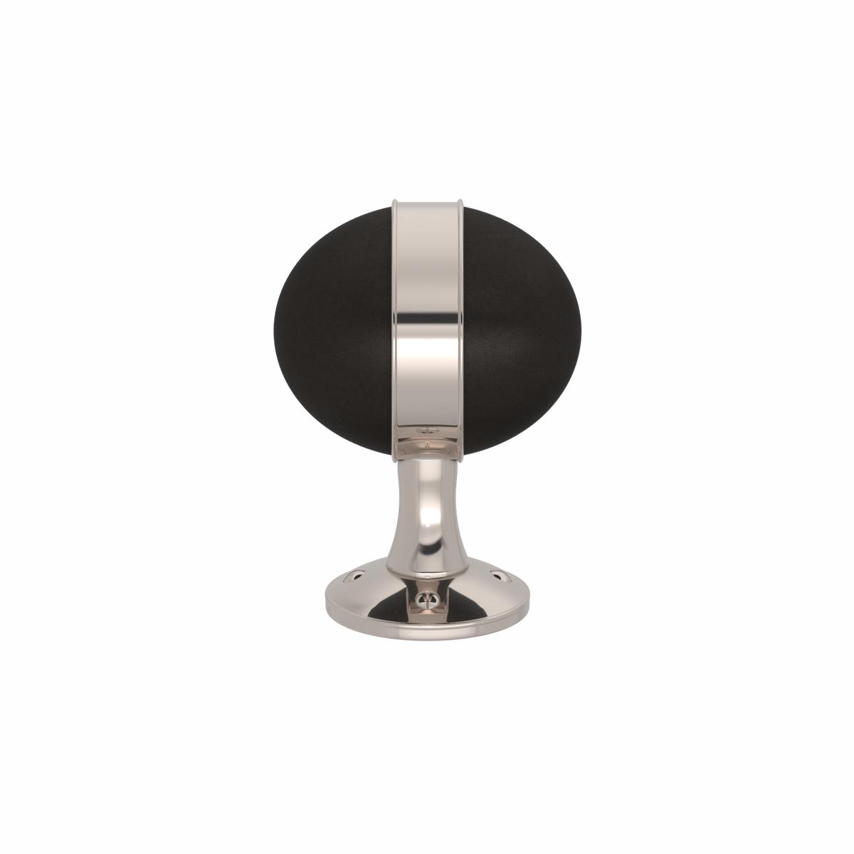 Banded Egg Combination Amalfine Door Knob – Dummy Single (fixed dead) – Polished Nickel | Black Bronze