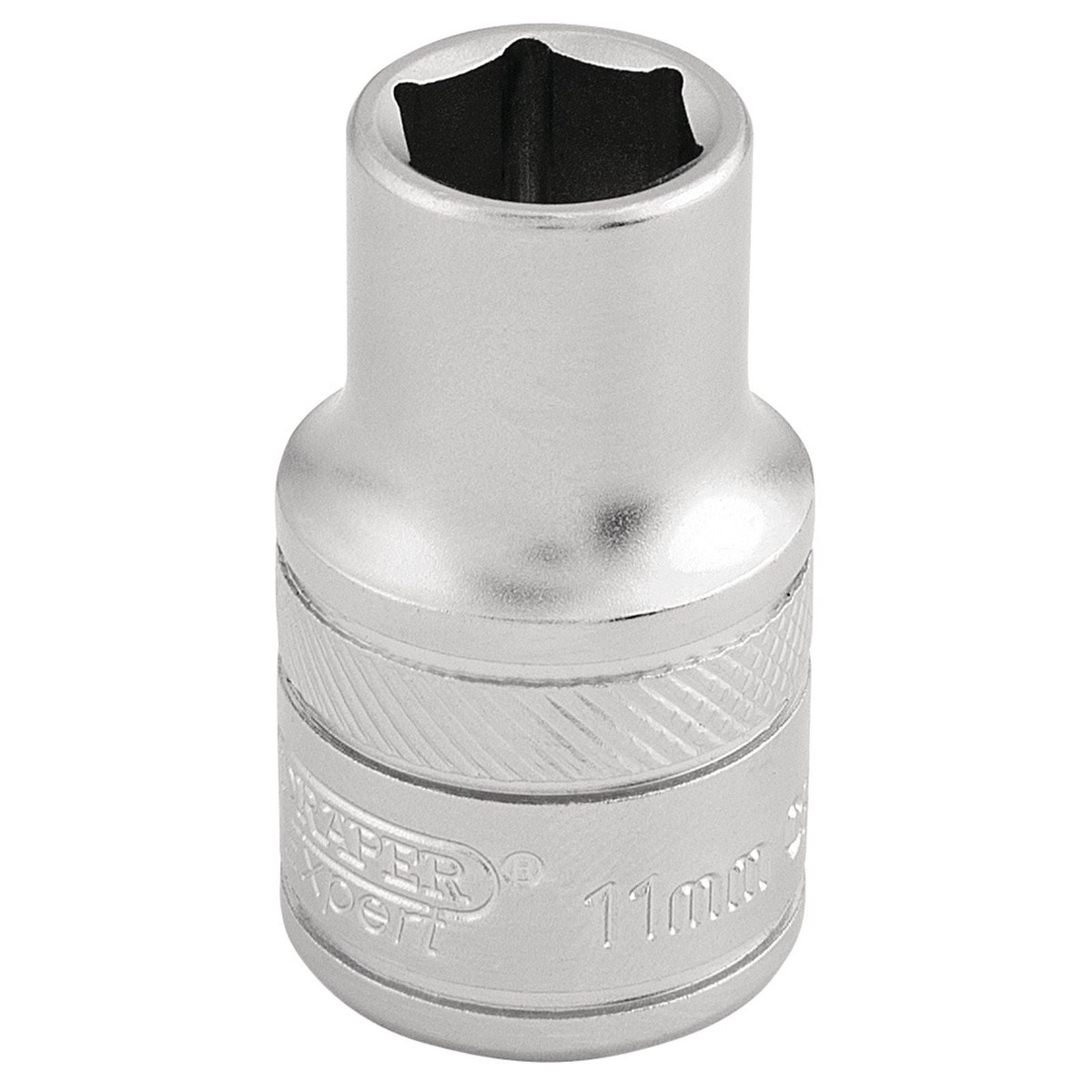 Draper Expert Quality Chrome 1/2″ Square Drive 6 Point Metric Socket – 11mm – 16600