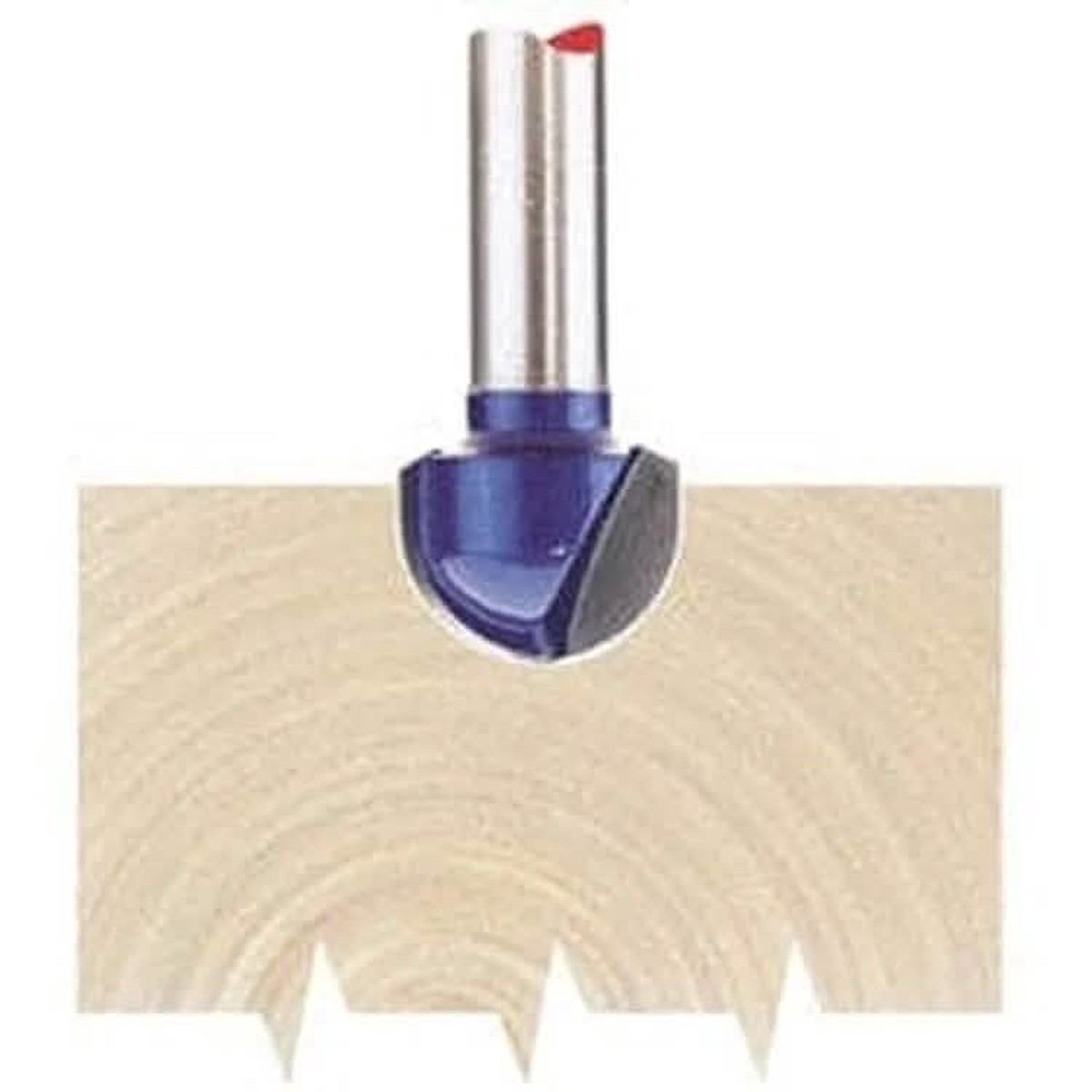 Draper Tct Router Bit, 1/4″ Core Box, 12.7 X 6.35Mm Radius Dr-75345