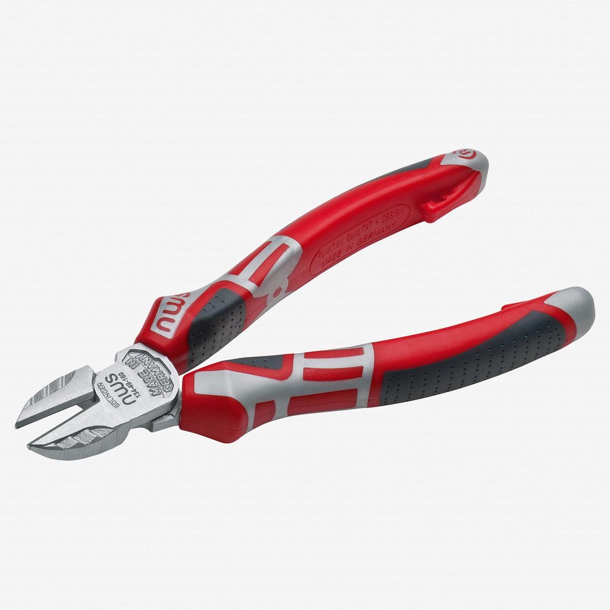 NWS 7″ Side Cutter – Matte Chromium – SoftGripp, Tethered Attachment
