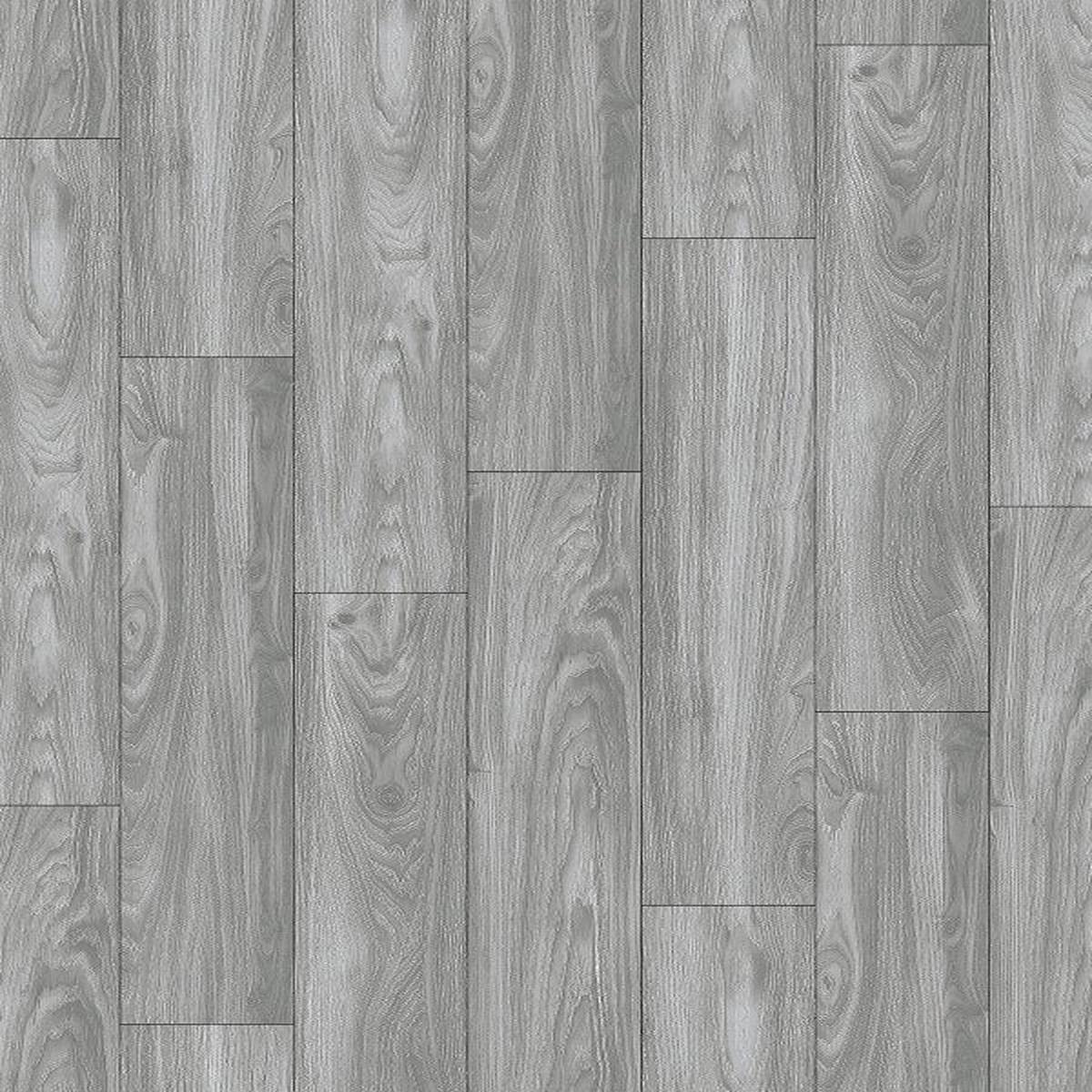ProSelect Design ProFloor PF801 Flooring Plank, 48 in L, 7 in W, Stone Plastic Composite/Vinyl, Starlite Gray