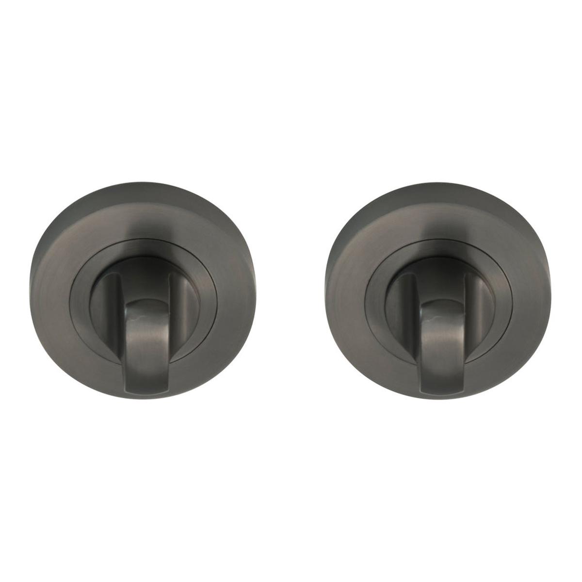 Zanda Round Double Turn Set 55mm Rose – Available in Various Finishes – Graphite Nickel