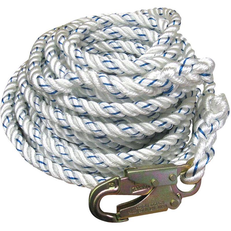 25′ Life Line Rope – with Snap & Hook End