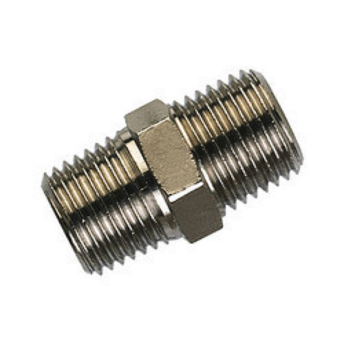 3″ NPT 316 Stainless Steel Hex Nipple Male Male Joiner