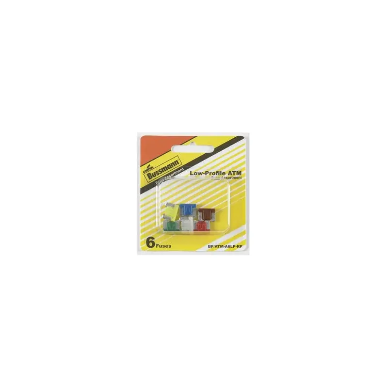 Low-Profile Auto Fuse Assortment, 6-Pc.