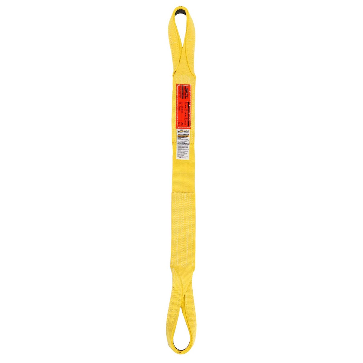 Nylon Lifting Sling – Twisted Eye & Eye | Reinforced Eyes – 3″ x 30′ – 3-ply