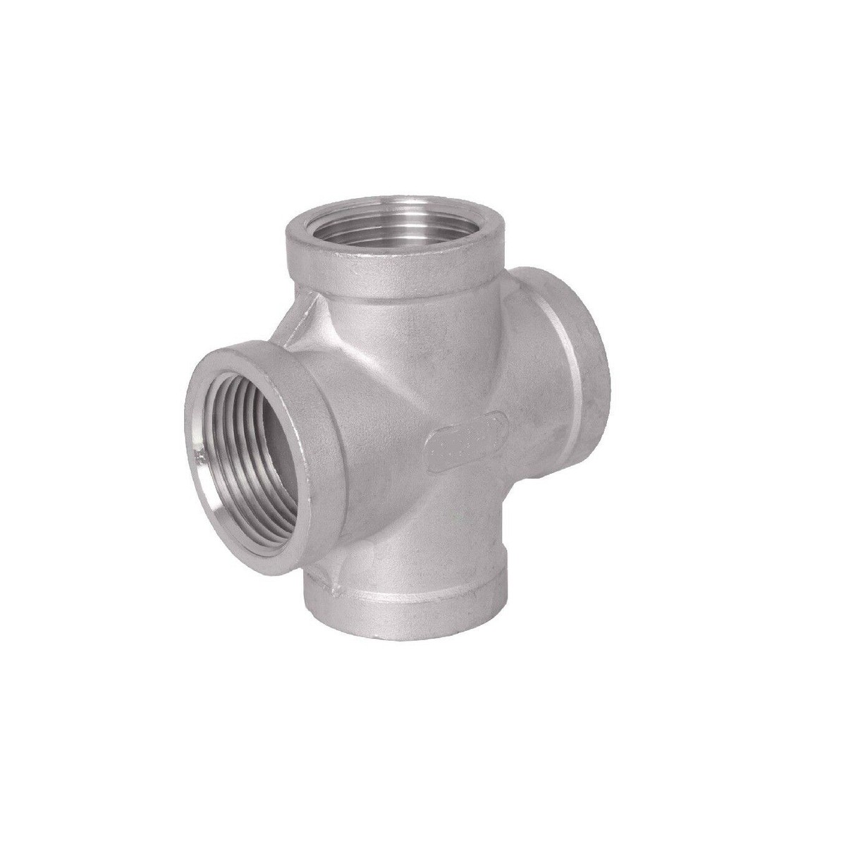1-1/4″ BSP 316 Stainless Steel Cross Female Thread
