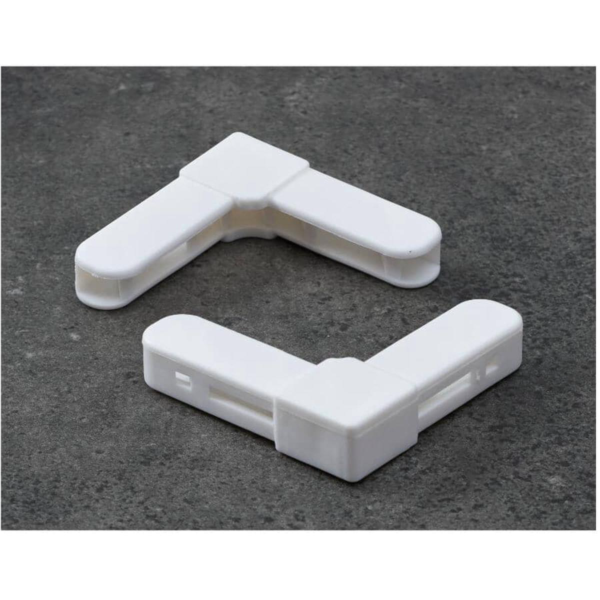4 Pack 7168221 White Screen Frame Corners