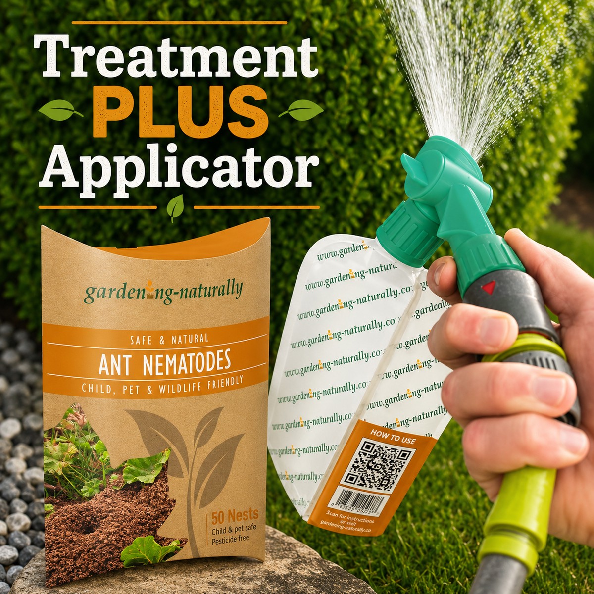 Ant Control Nematodes & Easy Sprayer Set