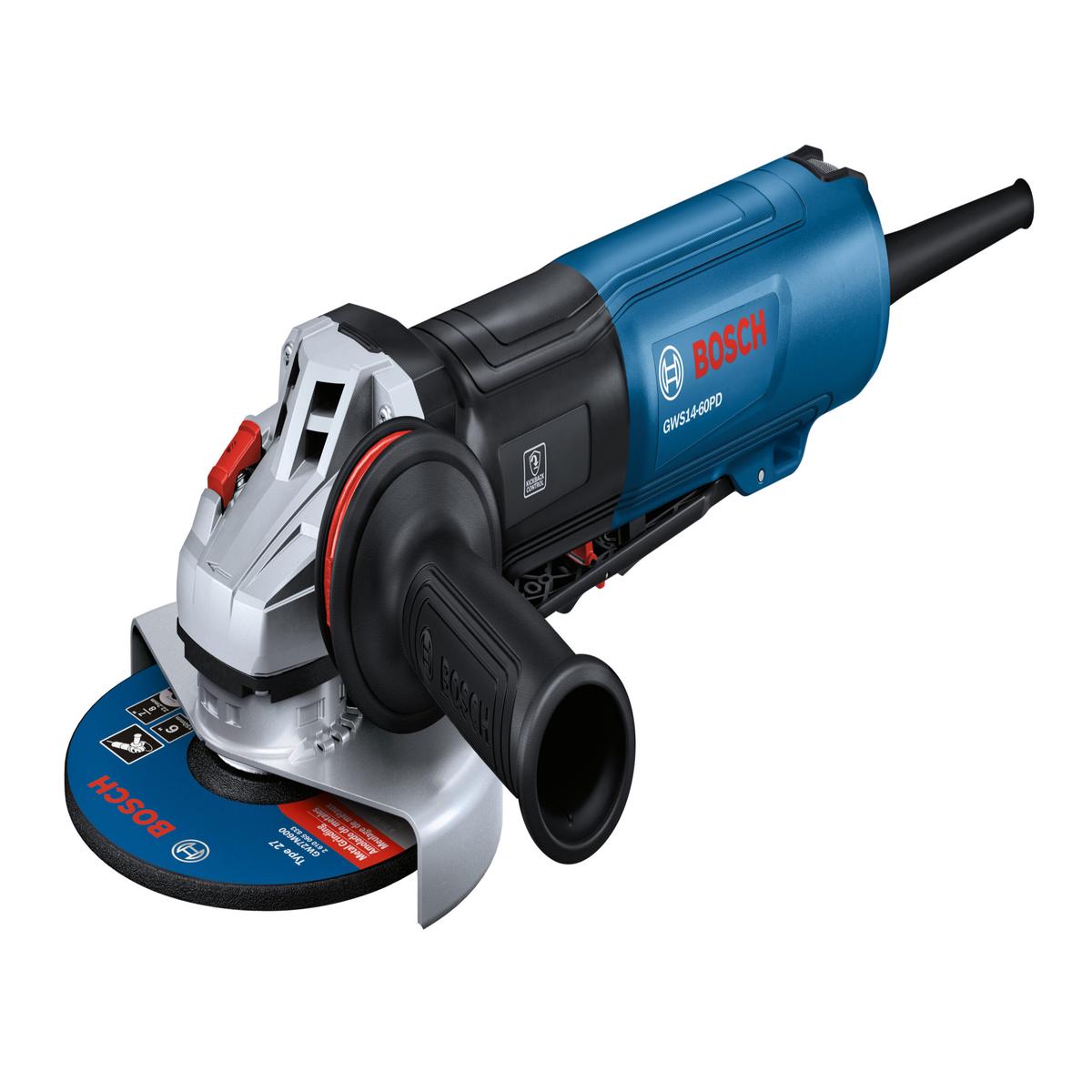 Bosch GWS14-60PD 5 In. Angle Grinder with No Lock-On Paddle Switch