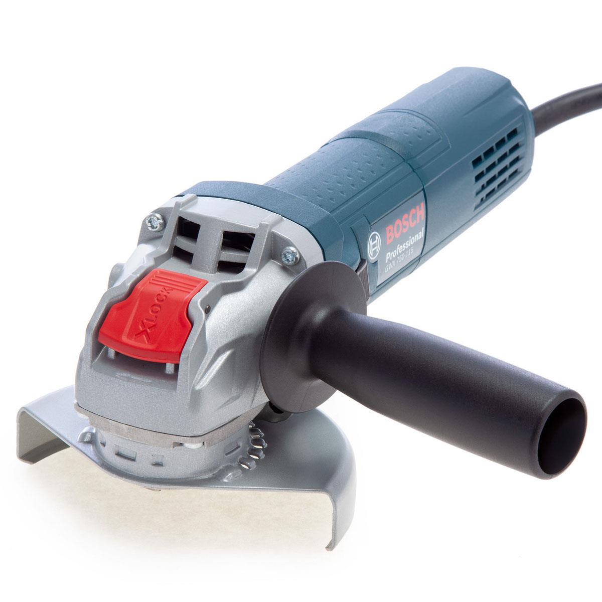 Bosch GWX 750-115 X Lock 115mm Angle Grinder 110V