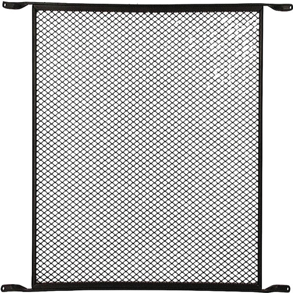 M-D 33381 Door Grill, 20.38 in W, 34-1/4 in H, Aluminum, Bronze