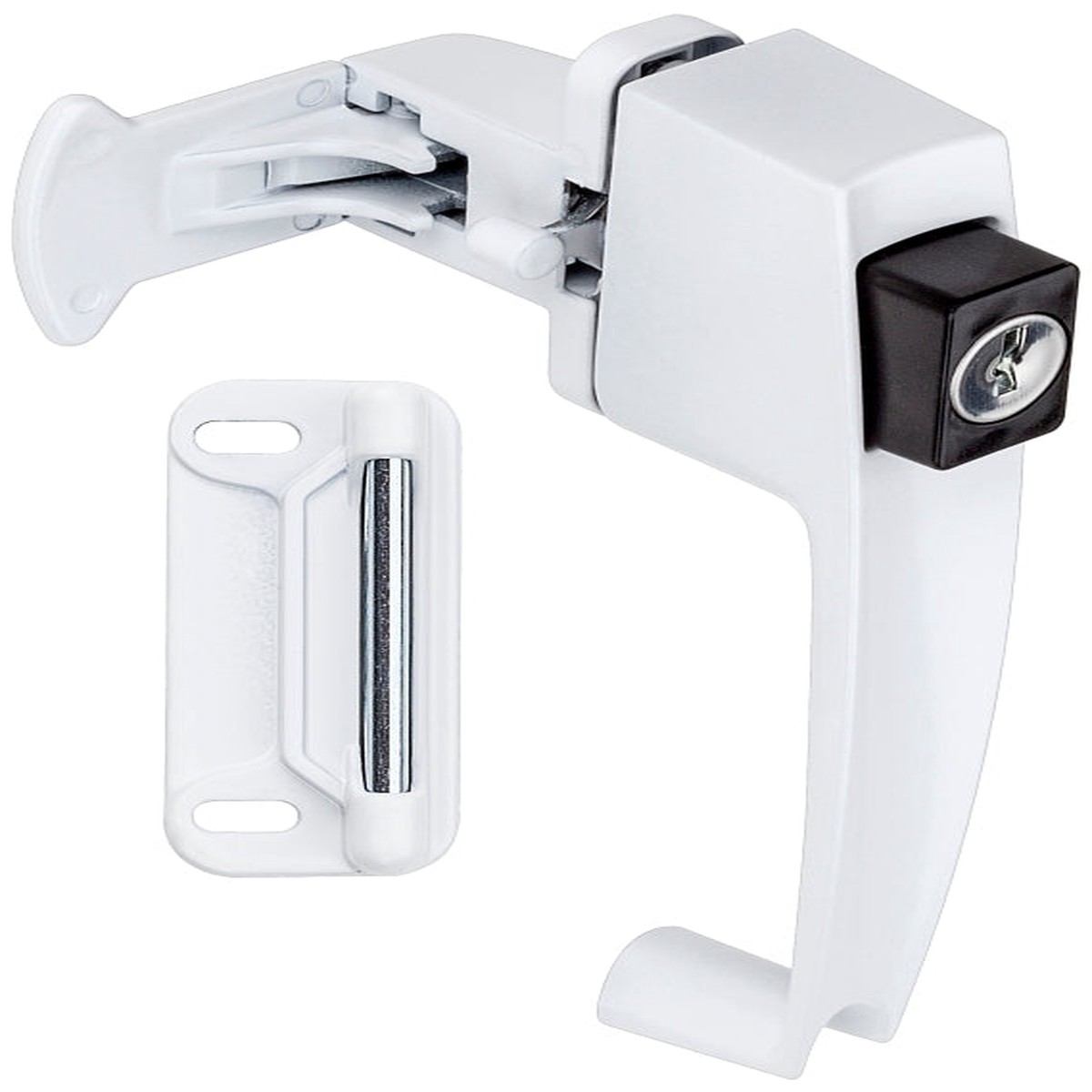 National Hardware N213-124 Pushbutton Latch Zinc