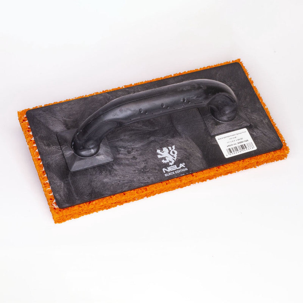Nela Tools 280x140mm Black Edition Sponge Float Orange – Fine – 1201